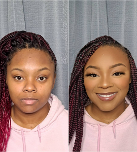 Natural glam for K._Rochelle_the_Artist